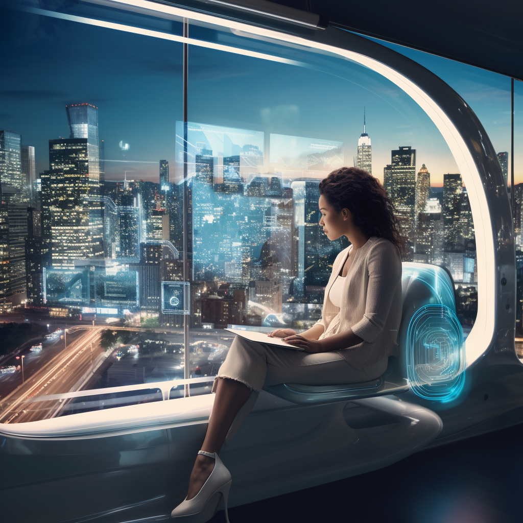 Maglev, Night — concept art for The Father's Paradox