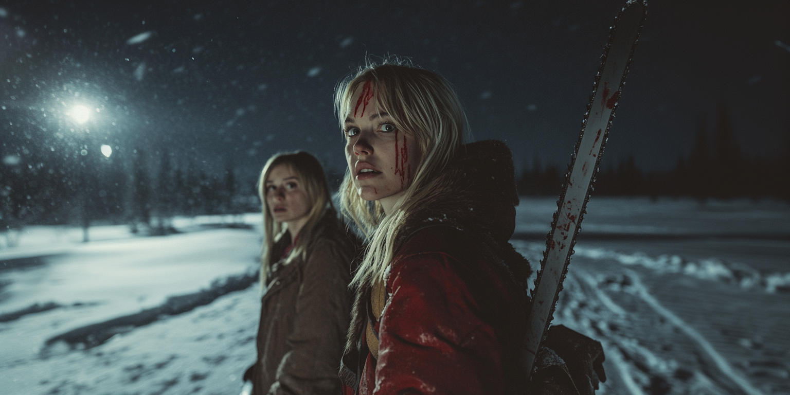 Snow Road, 3 A.M. — concept art for Highway 17B