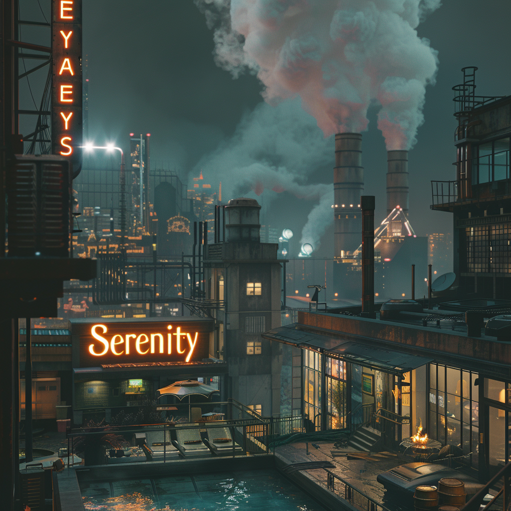 Serenity, After Hours — concept art for Serenity Spa